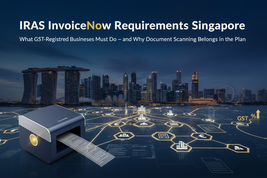 IRAS InvoiceNow Requirements Singapore: What GST-Registered Businesses Must Do — and Why Document Scanning Belongs in the Plan