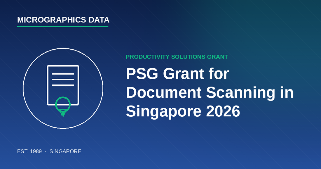 PSG grant for document scanning Singapore