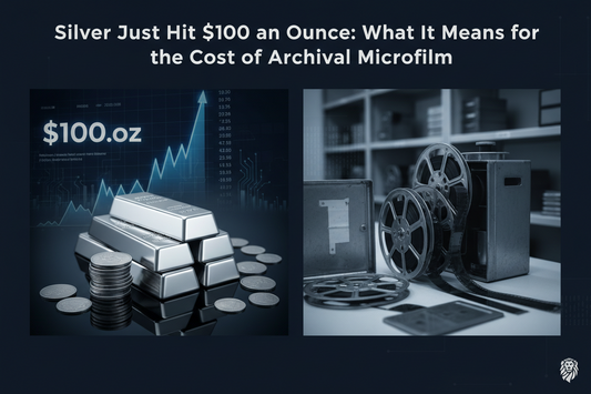 Silver Just Hit $100 an Ounce: What It Means for the Cost of Archival Microfilm