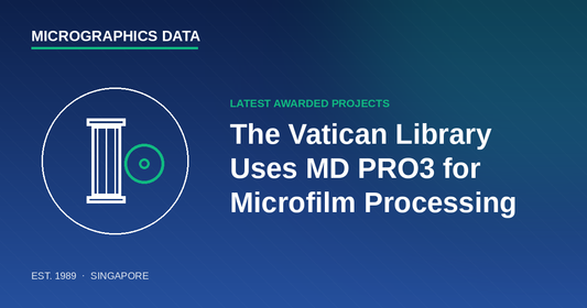 Vatican Library uses MD PRO3 for microfilm processing
