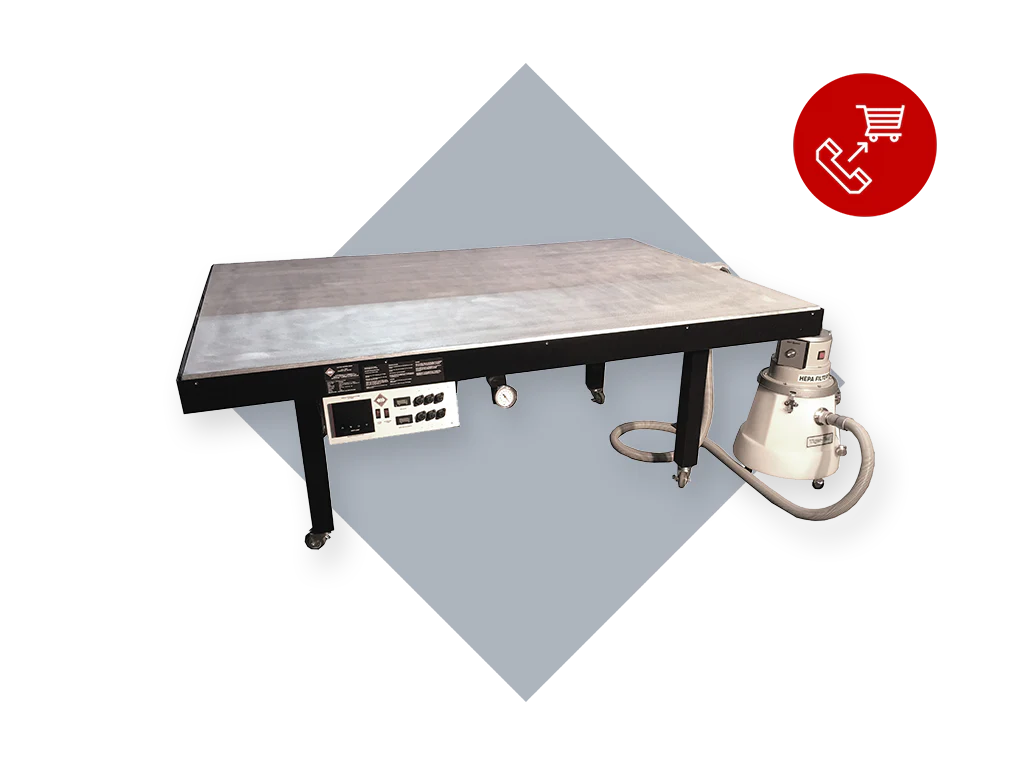 320 Series heated suction table for conservation