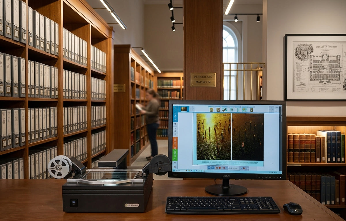 ST ViewScan 5 Digital Microfilm Reader Scanner