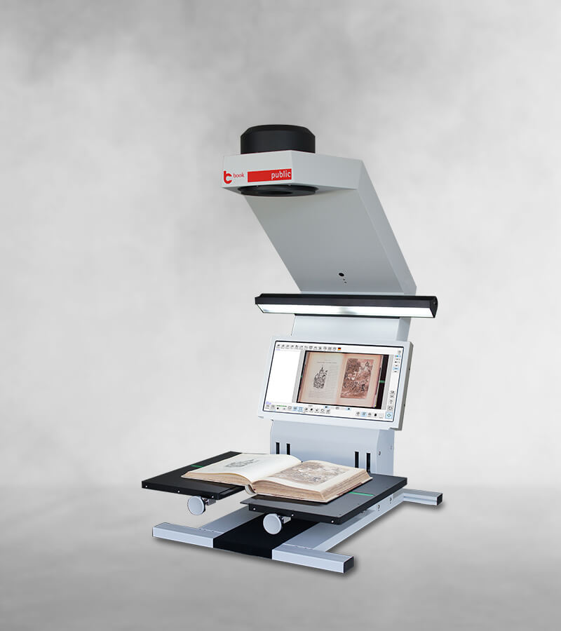 Book2net Kiosk Public self-service scanner